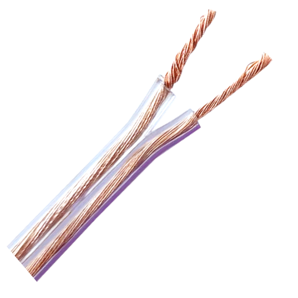 20 Metros Fio Som Automotivo Alto Falante Bicolor 2,5mm