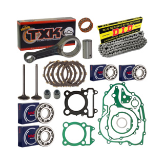 Kit Peças Moto Biela Txk Fazer 250 Lander 250 Tenere Corrente Did Juntas Rolamentos em Oferta na Shopee