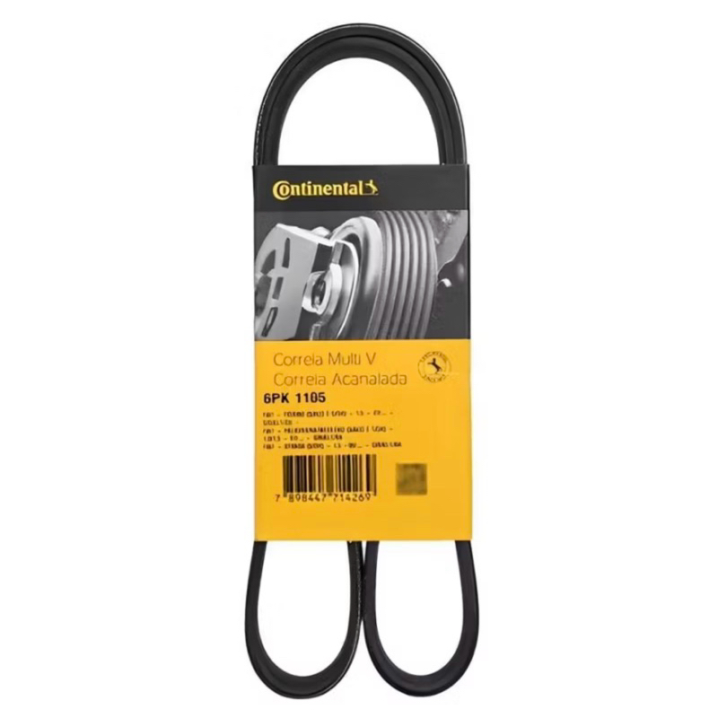 Correia de Acessórios Palio 1993 a 2000 Contitech 6PK1105 em Oferta na Shopee