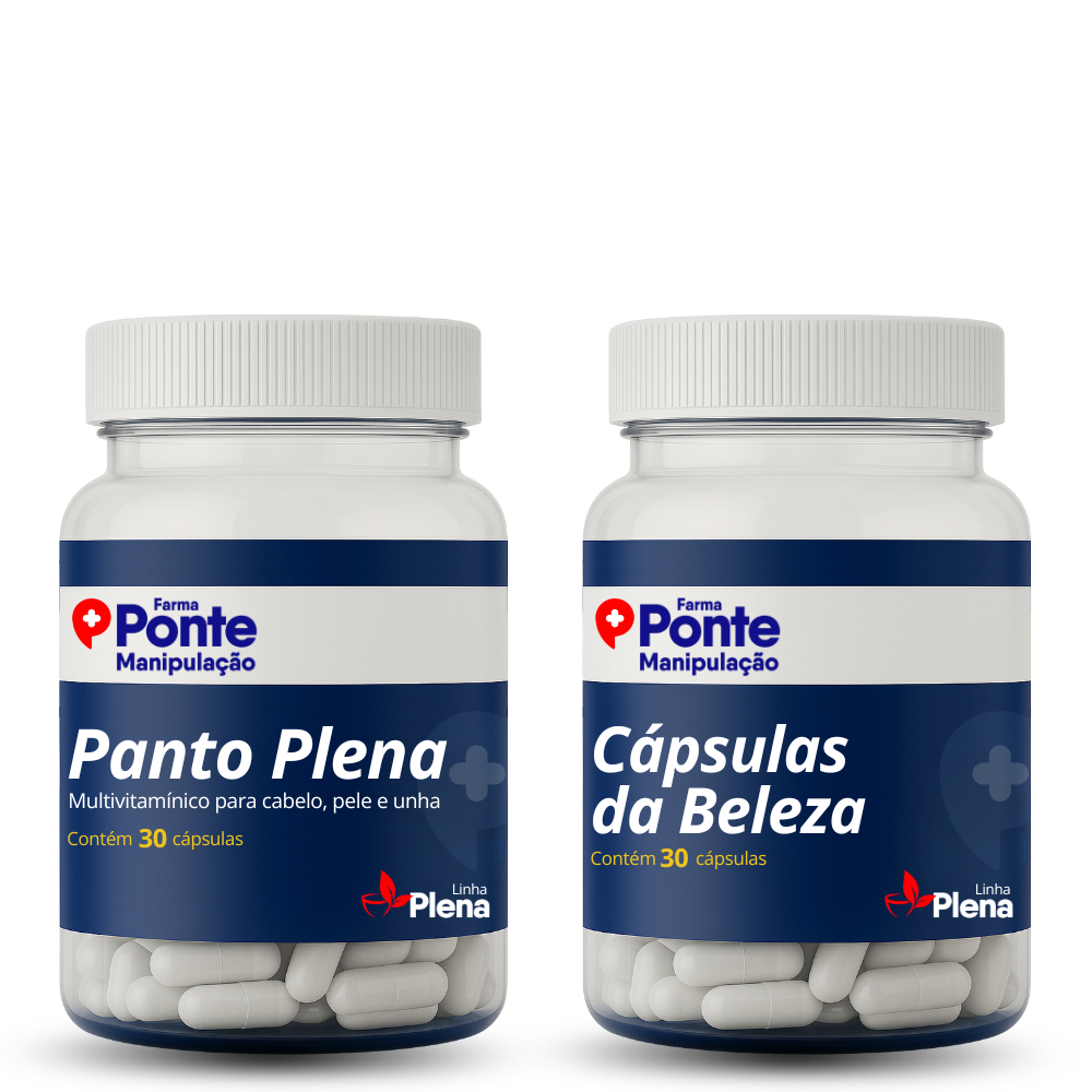 Kit Nutri Beleza - Cápsulas da Beleza 30 Cápsulas + Panto Plena 30 Cápsulas