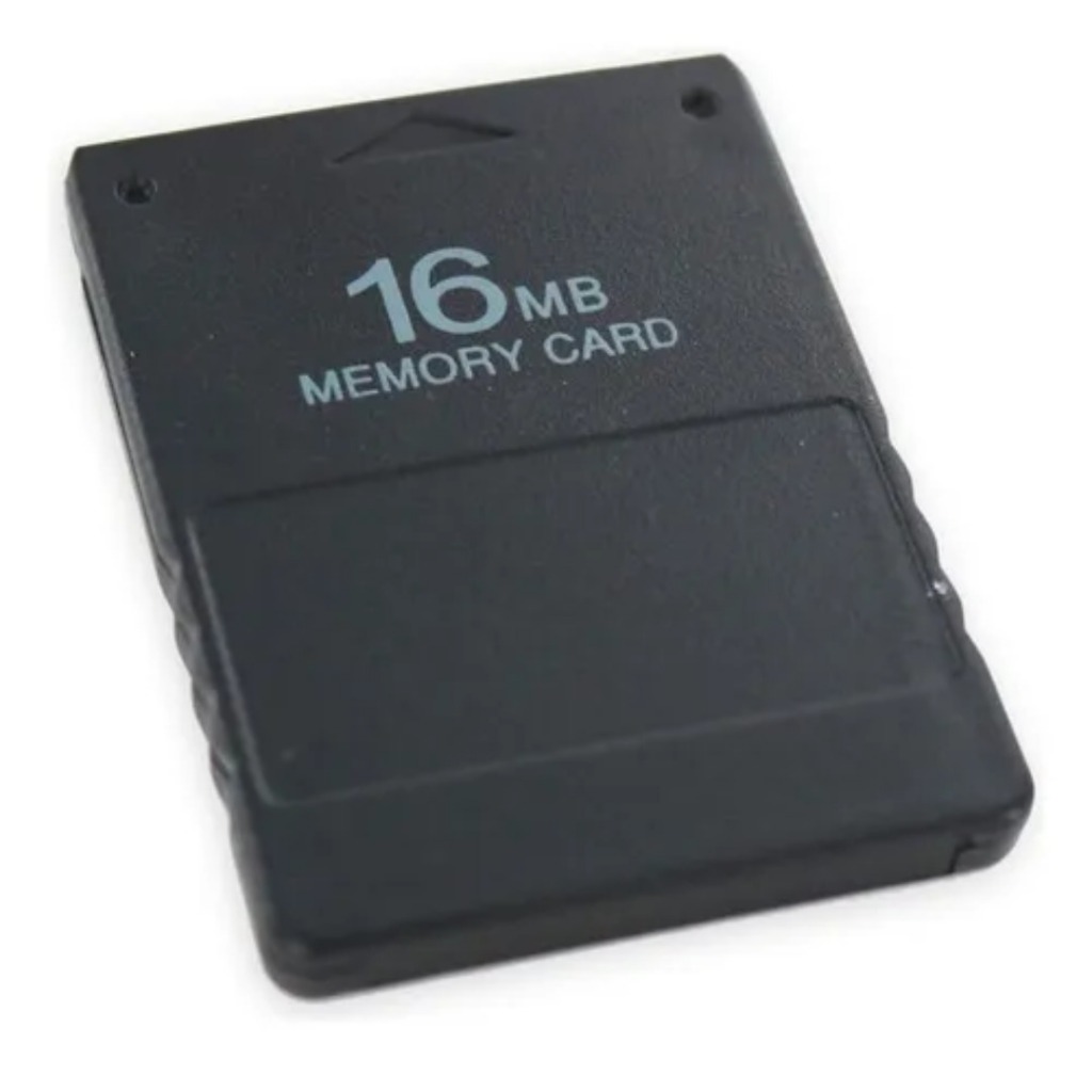 Memory Card Compatível com Vídeo Game Playstation 2 Ps2 16Mb Slot para Salvar Jogos Opl Retrô Gamer