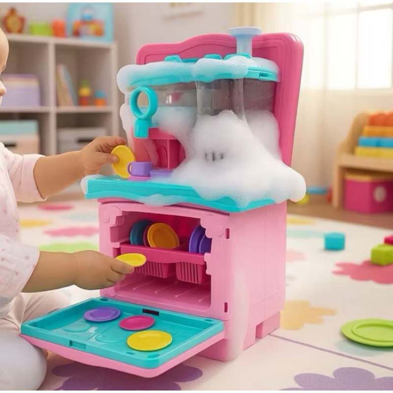 Brinquedo Menina Bebê Super Pia Lava Louça Acqua Bubble Diversão Garantida - Cardoso Toys