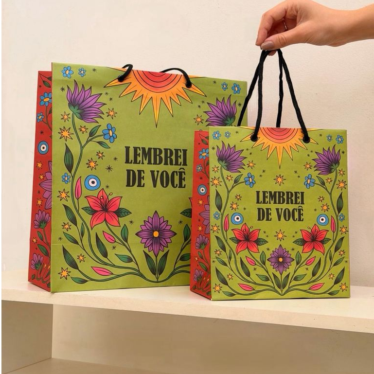 Embalagem Para Presente - Lembrei de Você em Oferta na Shopee