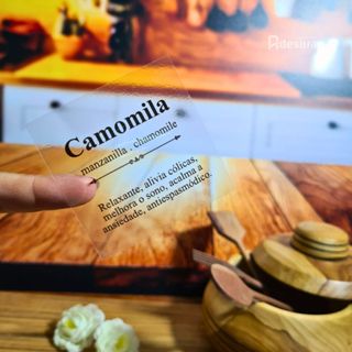 Kit 24 Adesivos para Potes de Chá 7x7cm Vinil Transparente – Modelo Dicionário em Oferta na Shopee