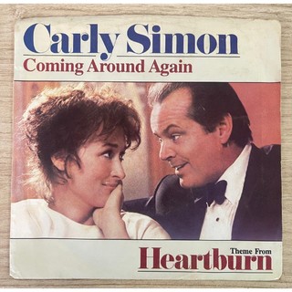 Disco Vinil Compacto Carly Simon - Coming Around Again - Tema do Filme A Difícil Arte de Amar