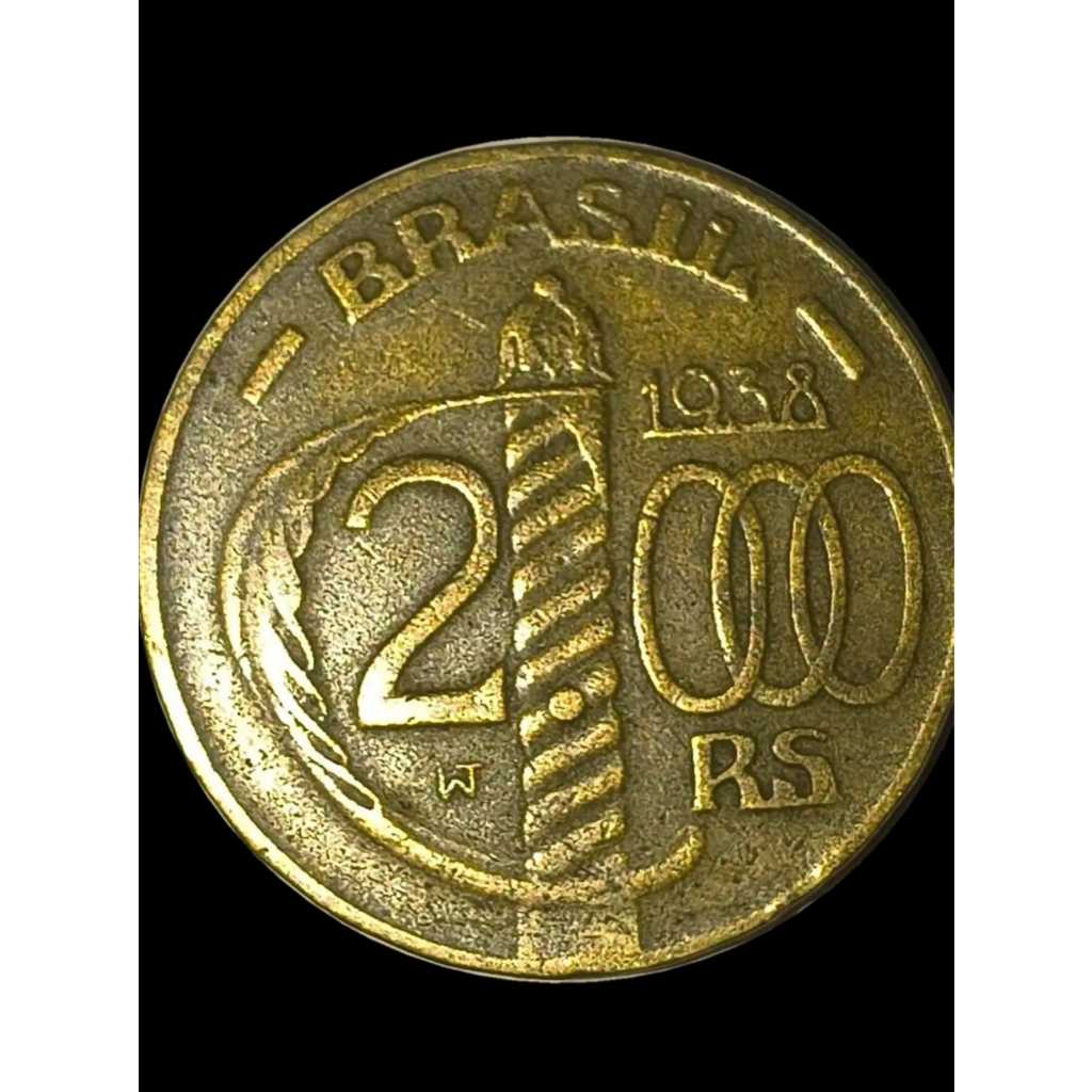 Moeda de 2.000 Réis de 1938, Poligonal, Caxias, Série Brasileiros Ilustres - Soberba