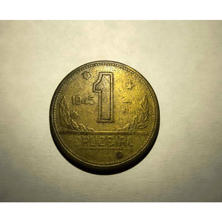Moeda de 1 Cruzeiro 1945 - MBC