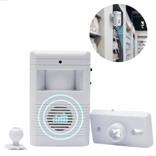 Campainha sem fio sensor de presença 20 toques diferentes alerta recepção comércios casa em Oferta na Shopee