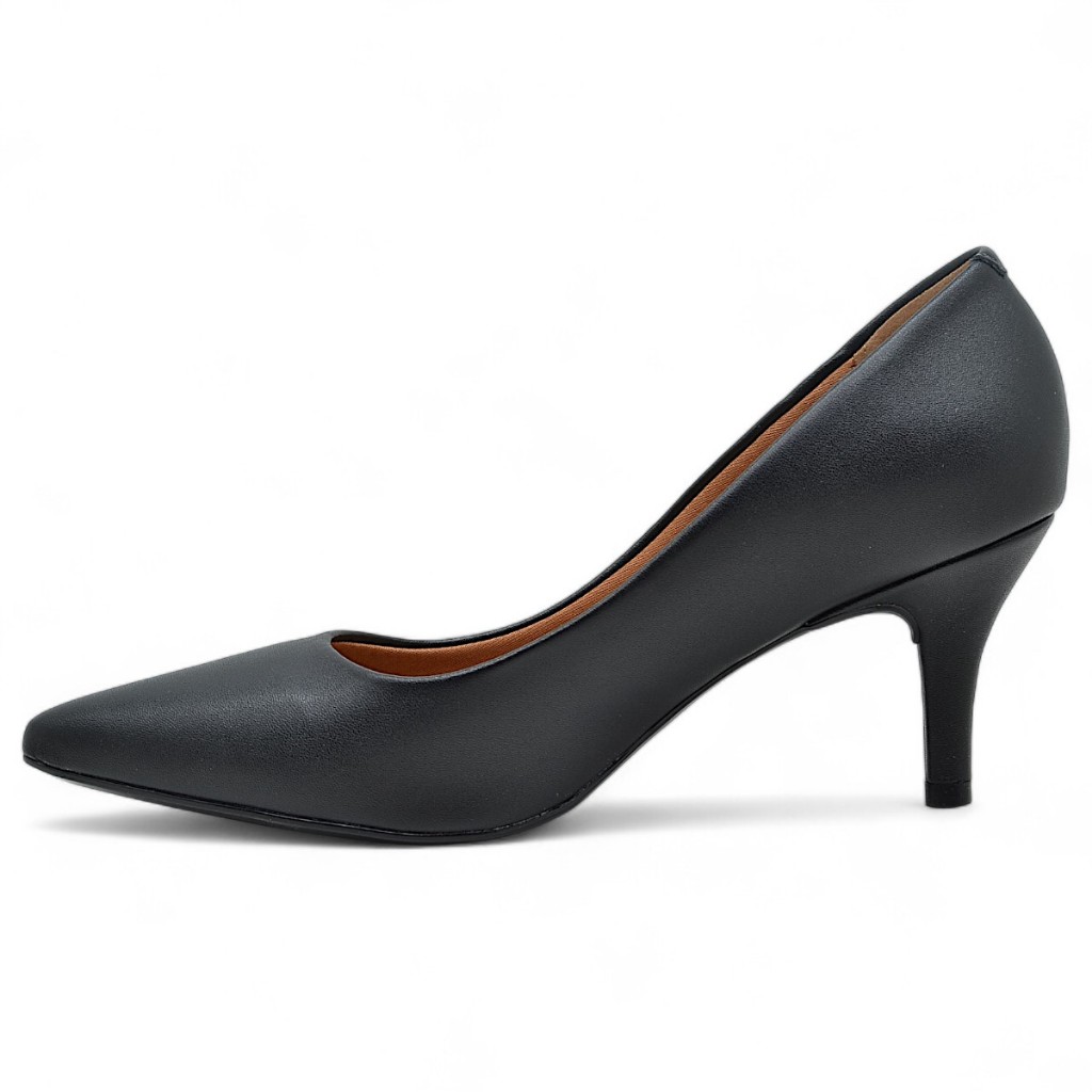 Scarpin Vizzano Feminino Salto Médio Fino Palmilha Comfy Macia Original · foto 2