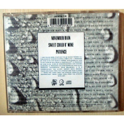 Guns N' Roses November Rain - CD Single Raro Não Numerado