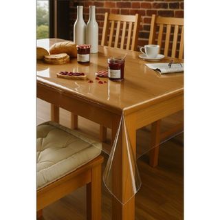 toalha de mesa pvc transparente