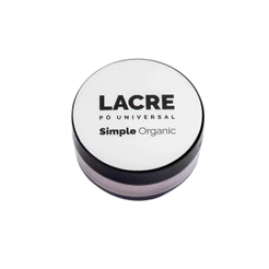 Pó Lacre Facial Translúcido Ultra Fino Universal 14g Vegano Natural Simple Organic
