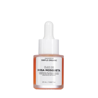 Óleo De Rosa Mosqueta Clareador Natural 20ml Simple Organic em Oferta na Shopee