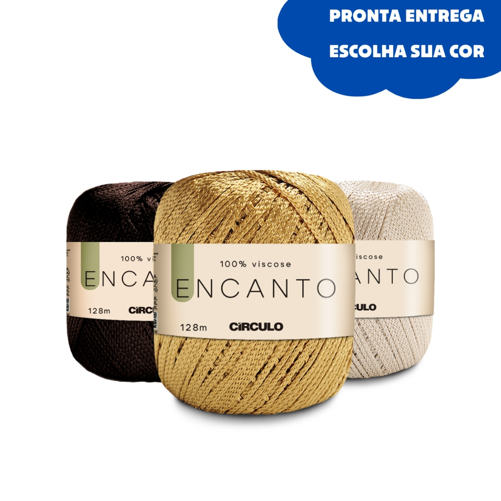 Fio Encanto Círculo 100g 1 Unidade 128 Metros em Oferta na Shopee