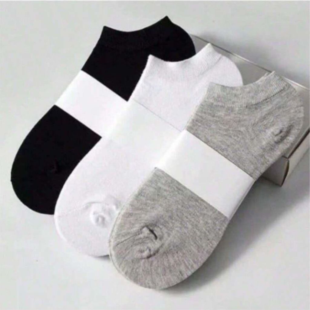 Kit 12 Pares de Meias Soquete Cano Curto Masculina Feminina Unissex varejo