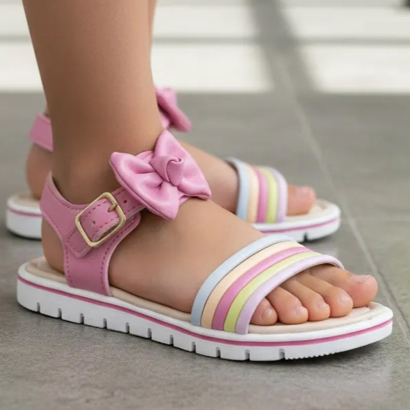 Sandália Infantil Ortopasso Cinderela Menina Rosa Colorido em Oferta na Shopee