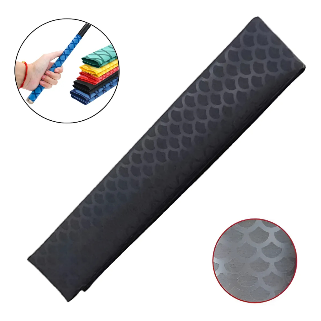 Tubo Termo Retrátil Sumax P/ Cabo De Vara 30mm X 1m Preto