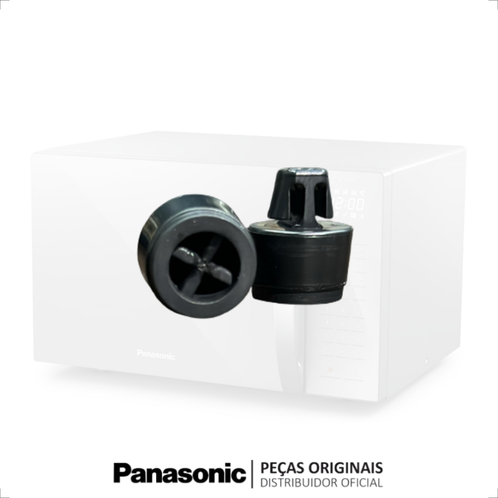 Pezinho Para Microondas Panasonic Original Todos Os Modelos / Kit com 2 Unidades