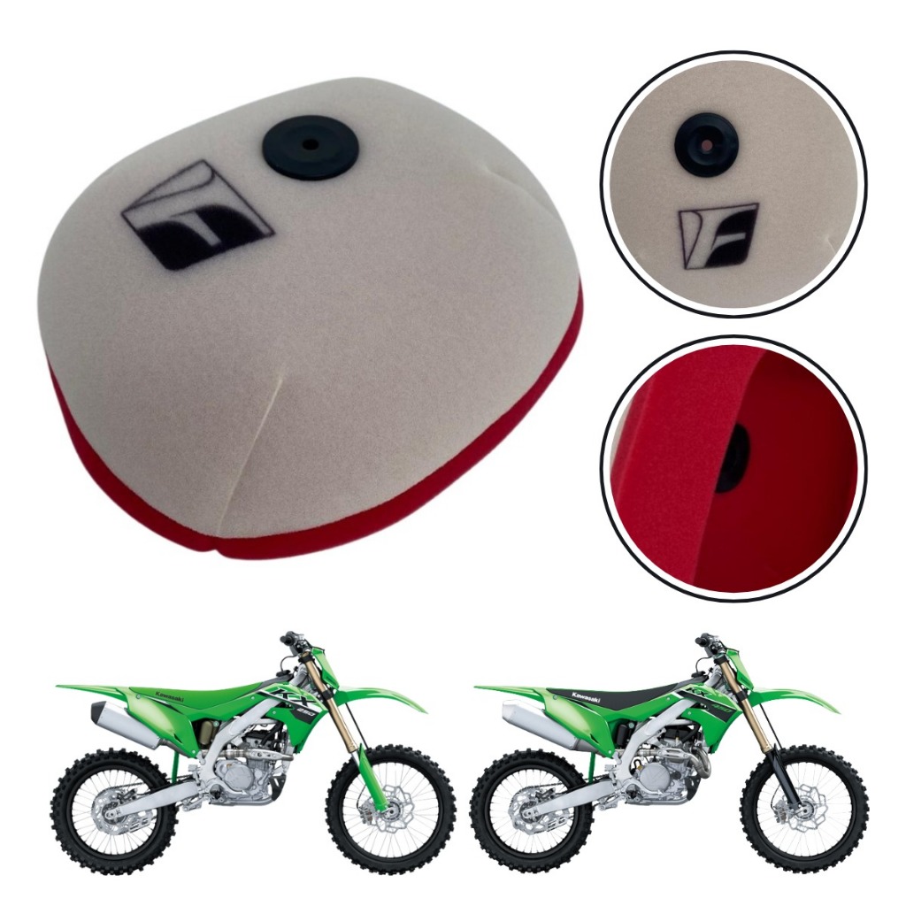 Filtro De Ar Foco Racing Pro Kawasaki KX 250F KXF 450 2019 2021 2023 2024 Moto cross mx enduro x a