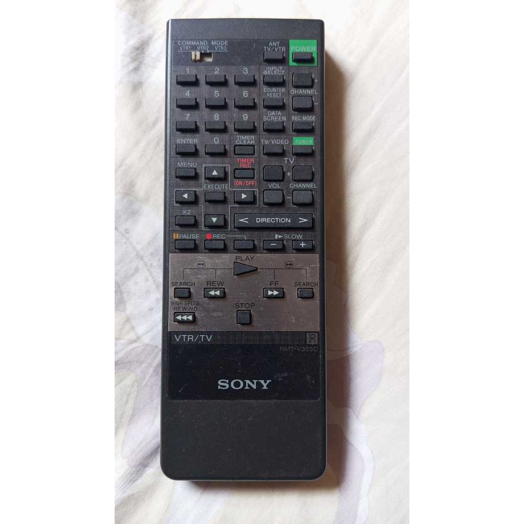 Controle remoto para vídeo cassete Sony RMT-V353c #av