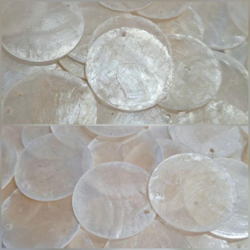 Madrepérola Natural Redonda - Escolha a Quantidade e Tamanho em Oferta na Shopee