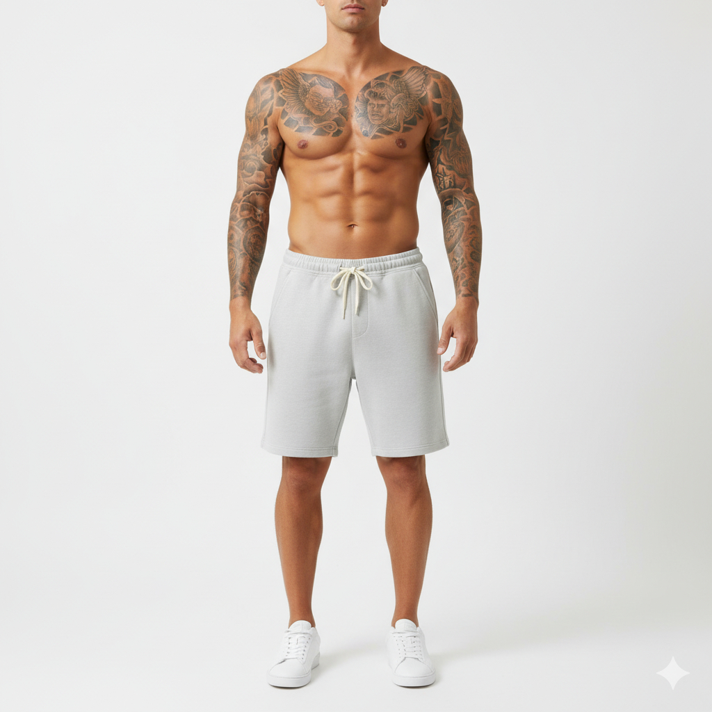 KIT 4 BERMUDAS SHORT MOLETOM MASCULINA
