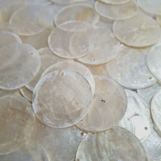 Madrepérola Natural Redonda 30mm em Oferta na Shopee