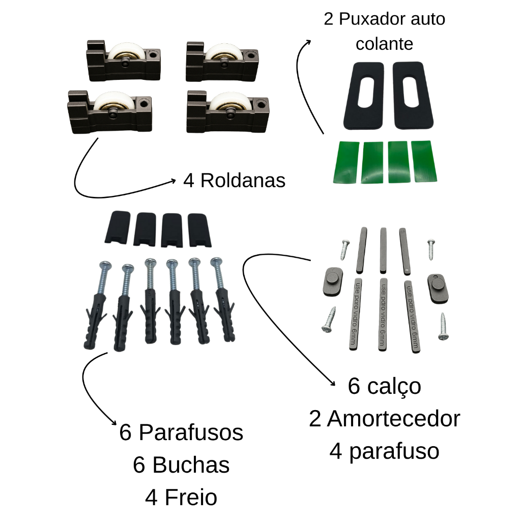 Kit Pia Alumínio Estrutura Para Vidro Ou Porcelanato Completo Fácil Montagem — imagem 2 de 2