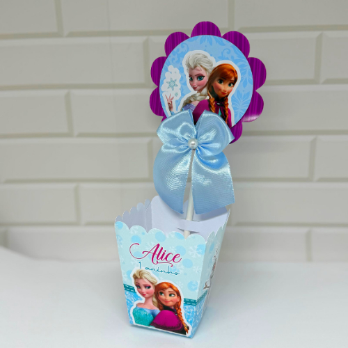 CENTRO DE MESA cachepô Frozen PEGUE E MONTE | lembrancinhas, decoração, mimos personalizados