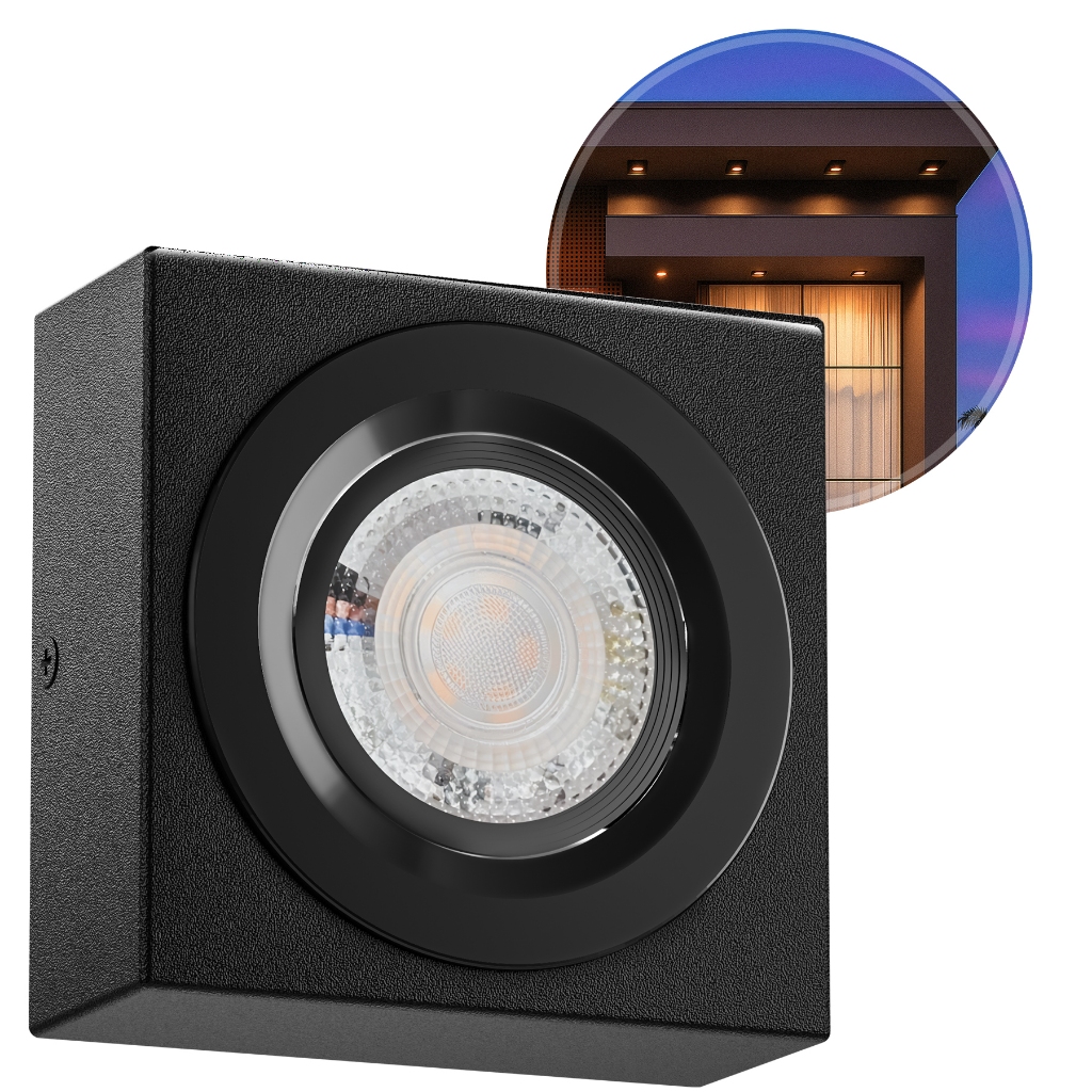 Spot Interno Mini Plafon Sobrepor LED 7W Direcionável MF271 em Oferta na Shopee