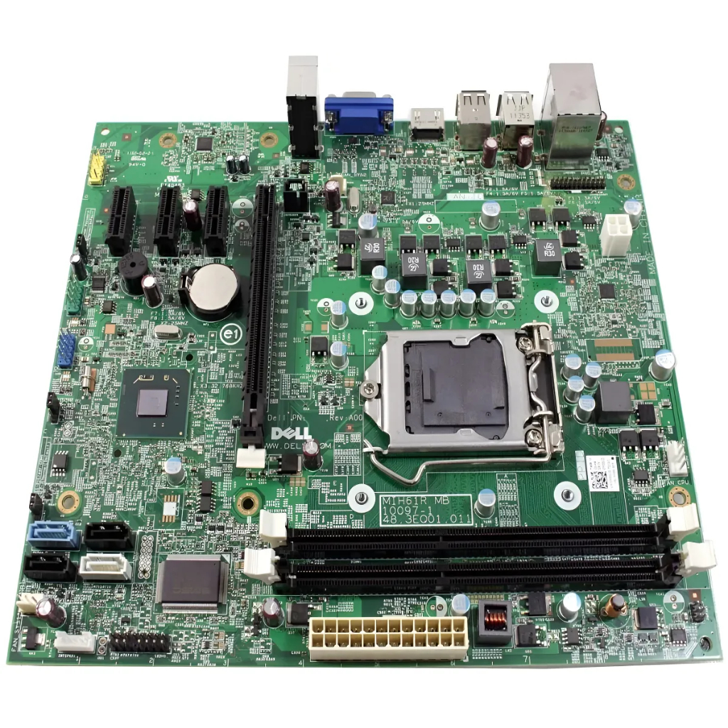 Placa Mãe Dell Optiplex 390 / Vostro 260s MIH61R Socket LGA1155 DDR3 Chipset H61 Verde – Desempenho e Confiabilidade