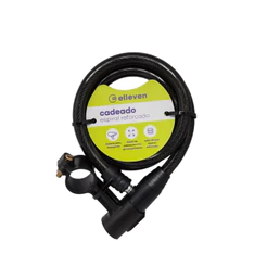 Cadeado Elleven Espiral 1m X 12mm Encapado