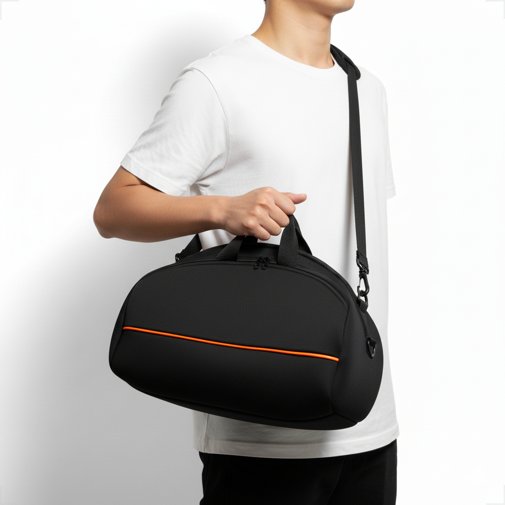 Capa Protetora Bolsa Case Compatível Boombox Caixa de Som Bluetooth Portátil Viagem Anti-Impacto Impermeável