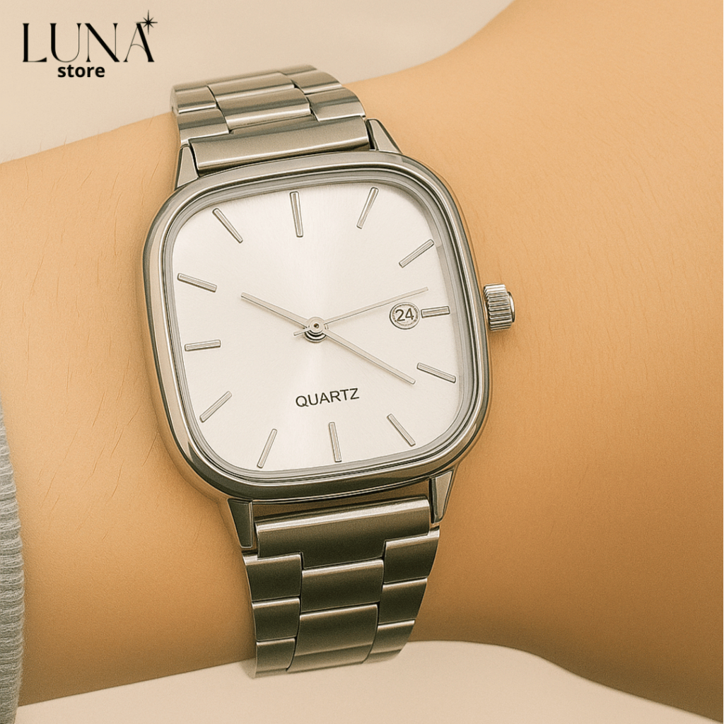 Relógio Retrô Vintage Analógico Unissex Atemporal Ajustável Quartz