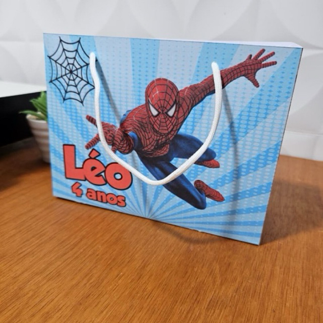 Sacolinha HOMEM ARANHA  Personalizado | Sacolinha | Lembrancinha | Aniversário HOMEM ARANHA