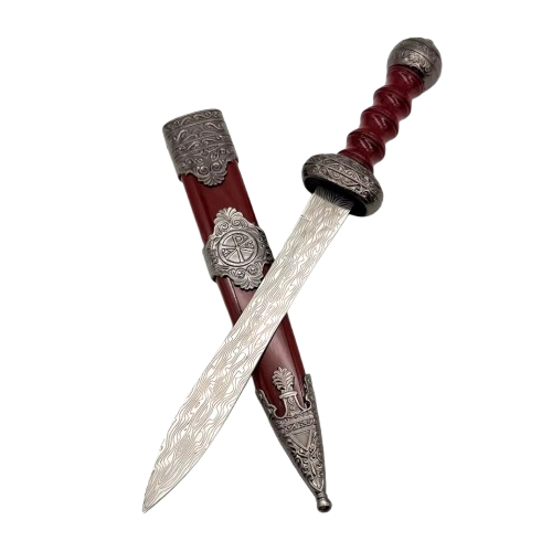Adaga Medieval Decorativa | Punhal Ornamental com Bainha | Aço Inox | Sem Corte