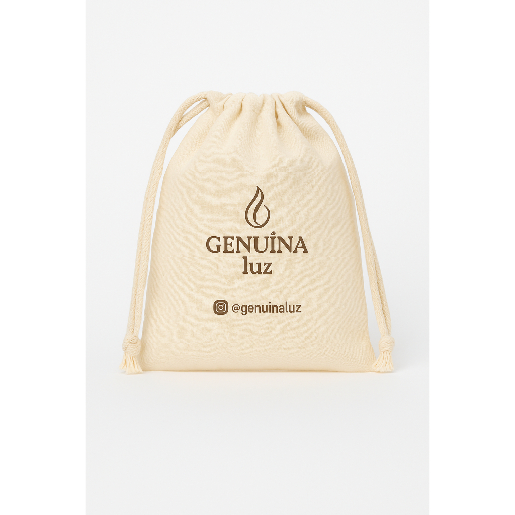 Saquinho de Algodão Cru Personalizado Logo KIT 20 / 30 UNIDADES para Vela Aromática • 10x15 | 15x20 | 18x18 | 20x20 cm