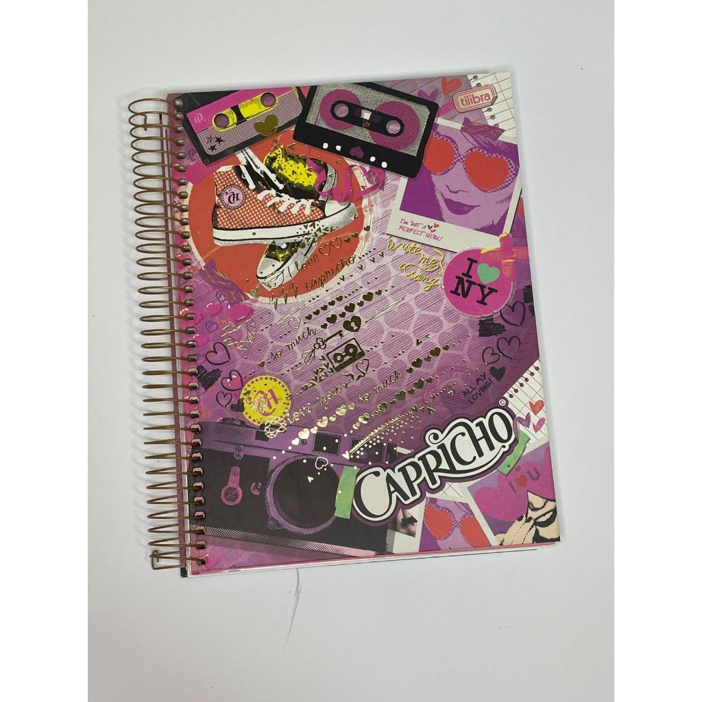 Caderno Tilibra Capricho VINTAGE 10 Matérias – I Love NY 200fls