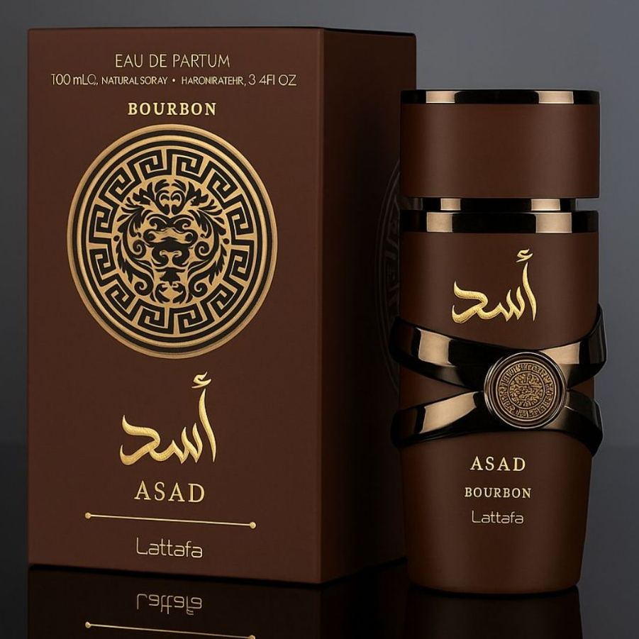 Perfume árabe masculino asad bourbon 100 ml amadeirado cítrico em Oferta na Shopee