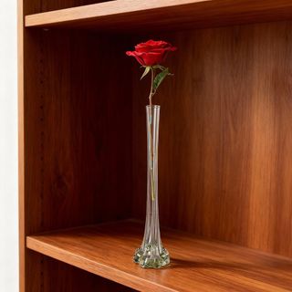 Vaso Solitário 20cm  Tulipa Vidro Decorativo Mesa Casamento Festas Eventos Decoração