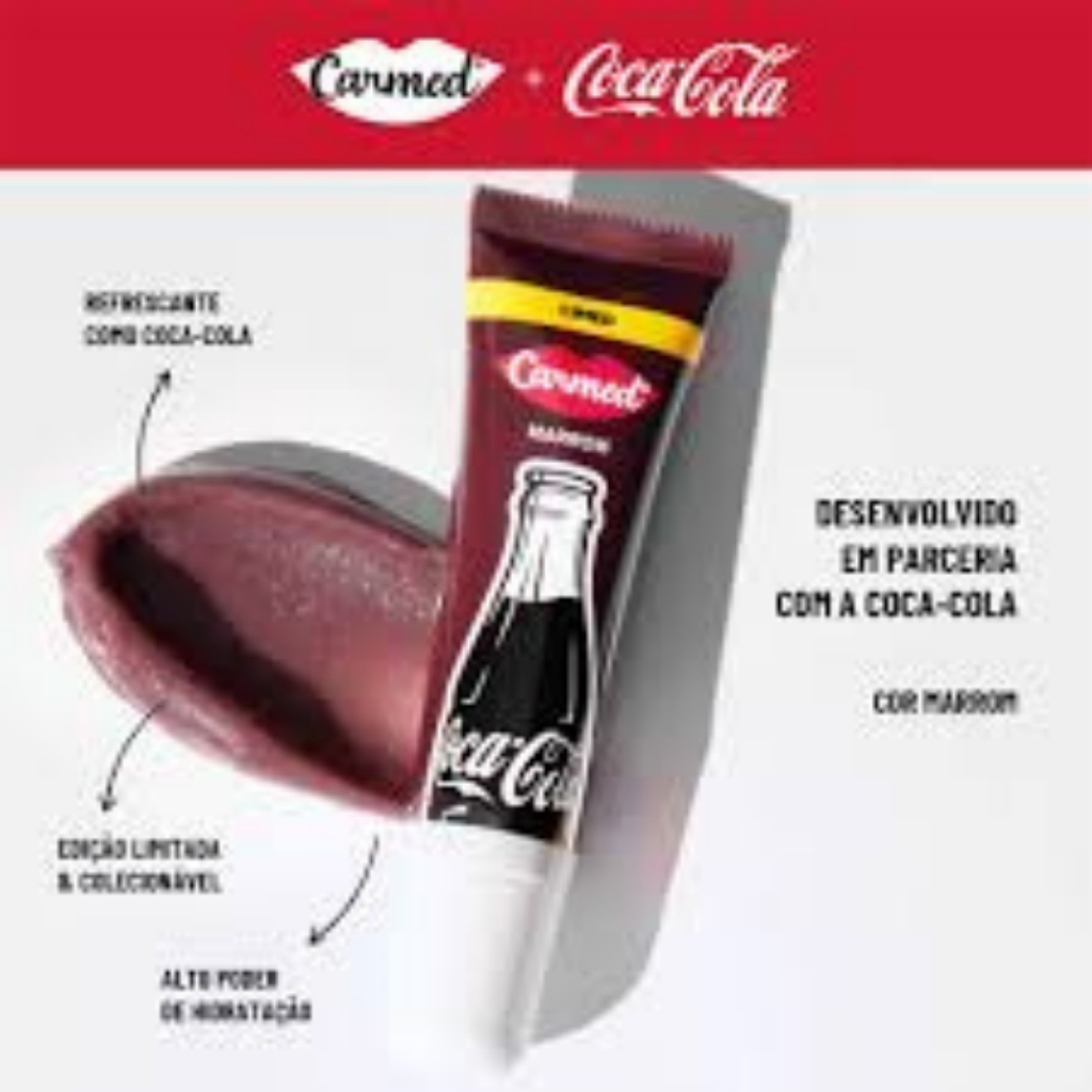 Carmed – Hidratante Labial Coca-Cola Marrom 10g