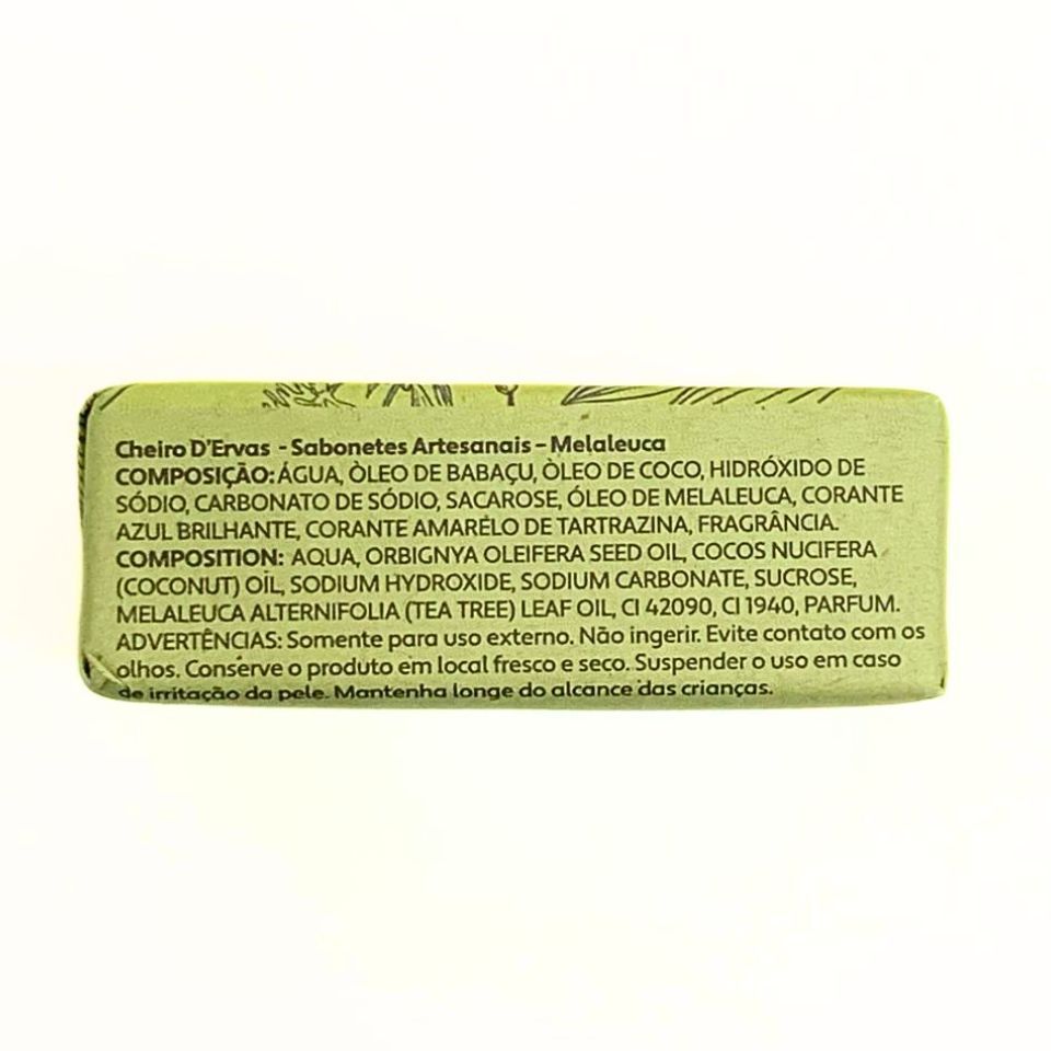 Sabonete de Melaleuca 100% Vegetal - Cheiro de Ervas · foto 2