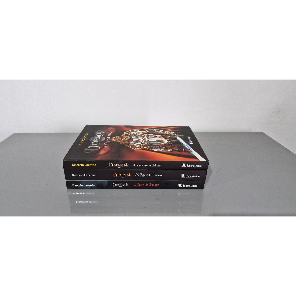 Livro Série Veyeror de Marcelo Lacerda fantasia medieval batalhas épicas ilustrado literatura nacional