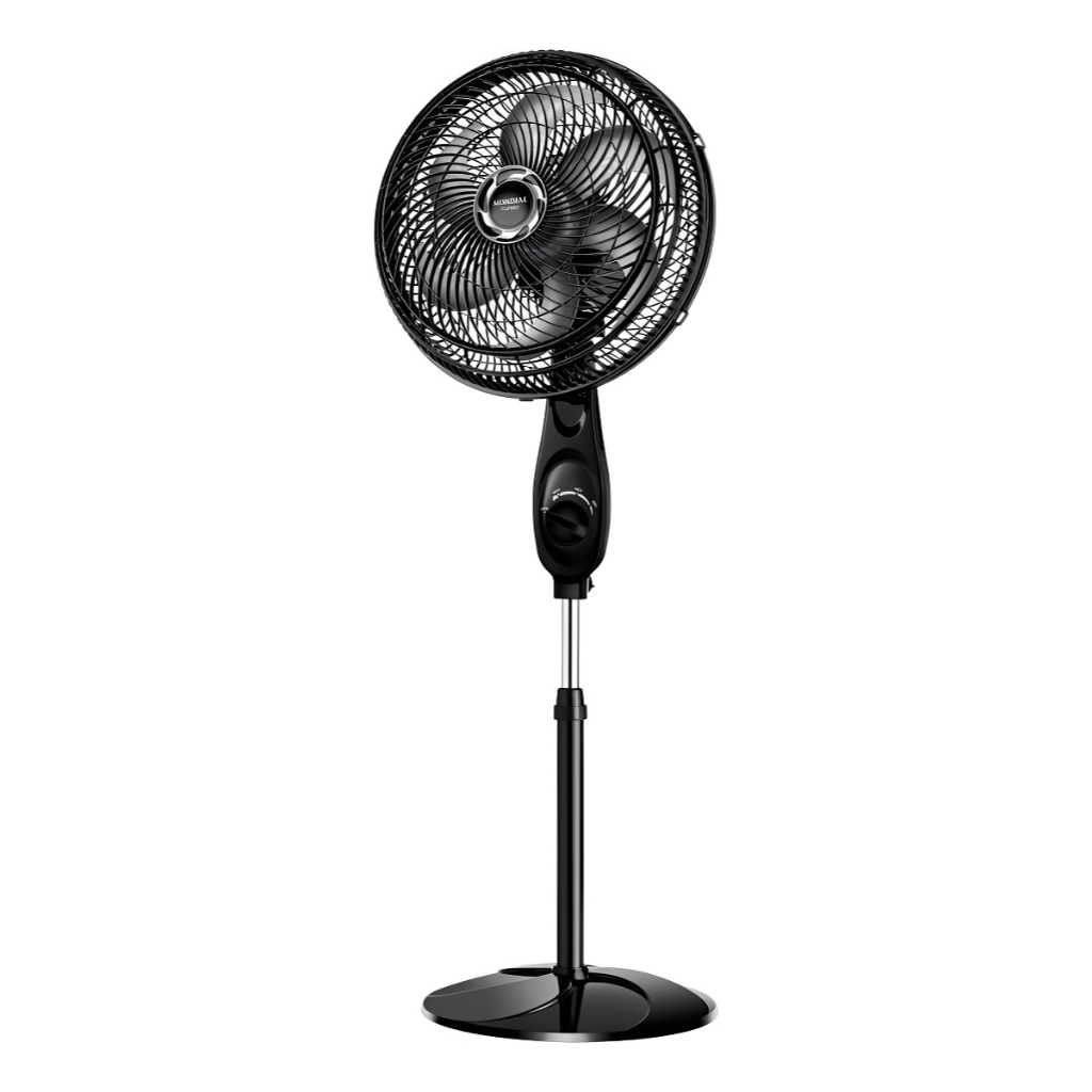 VENTILADOR MONDIAL VT30C-NB TURBO COLUNA 30CM 6 PAS 3 VEL 220V PRETO