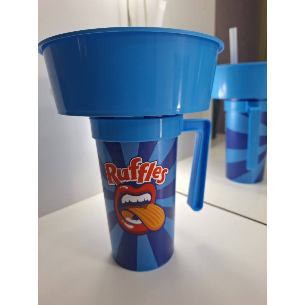 Copo Snack Com Canudo Copo Petisqueira Ruffles
