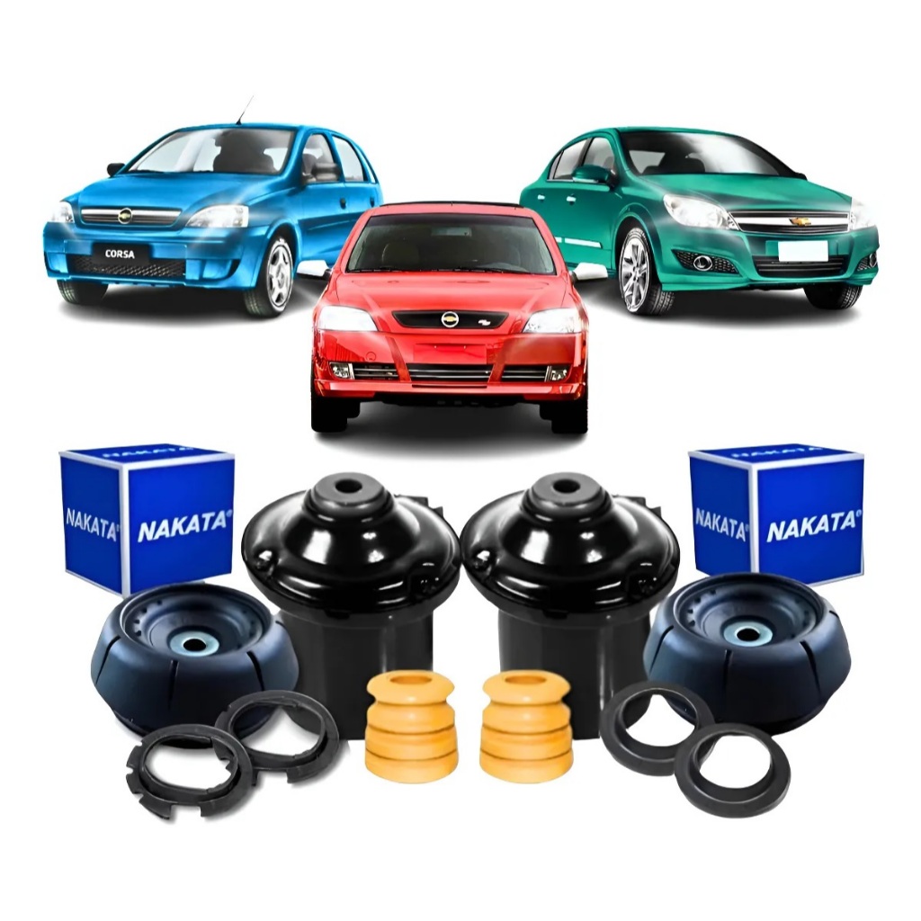 Kit Coxim Batente Calço Vectra/Gt Astra Corsa Meriva Montana Zafira Nakata