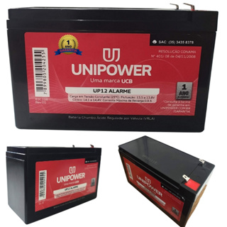 Bateria Alarme NOVA 12v 7ah Vrla Selada Agm Nobreak 1 Ano de Garantia NOVA em Oferta na Shopee