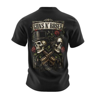 Camiseta Banda Guns N' Roses Algodão Premium em Oferta na Shopee