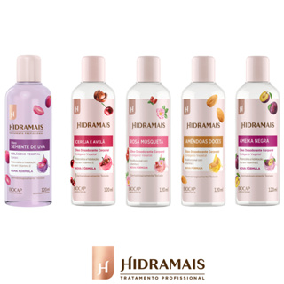 Óleo Corporal Hidramais 120ml – Hidratação e Perfume – Semente de Uva / Cereja e Avelã / Rosa Mosqueta / Amêndoas Doces em Oferta na Shopee