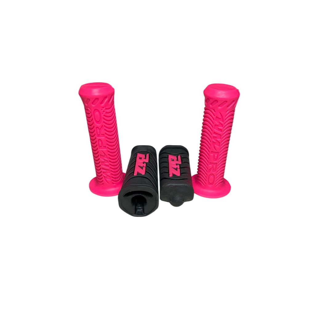 Kit Estribo Biz Rosa + Manopla Gold Rosa Acessório Feminino Premium — imagem 2 de 2